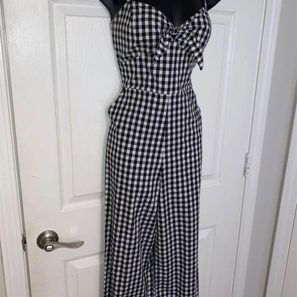 Checkered Print Romper - Picture 5 of 5